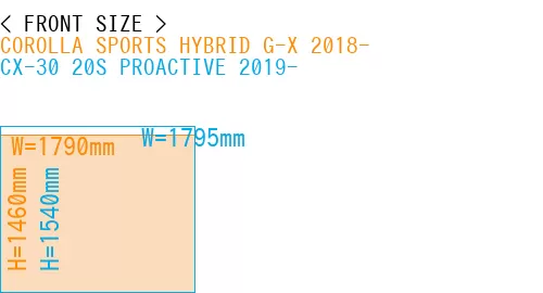#COROLLA SPORTS HYBRID G-X 2018- + CX-30 20S PROACTIVE 2019-